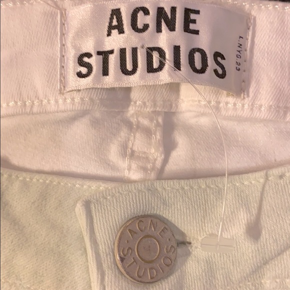 ACNE STUDIOS JEANS 28/32 Spring Summer Club Beach Skinny Hamptons Mint Green - Picture 1 of 6